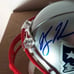 Autographed mini helmet