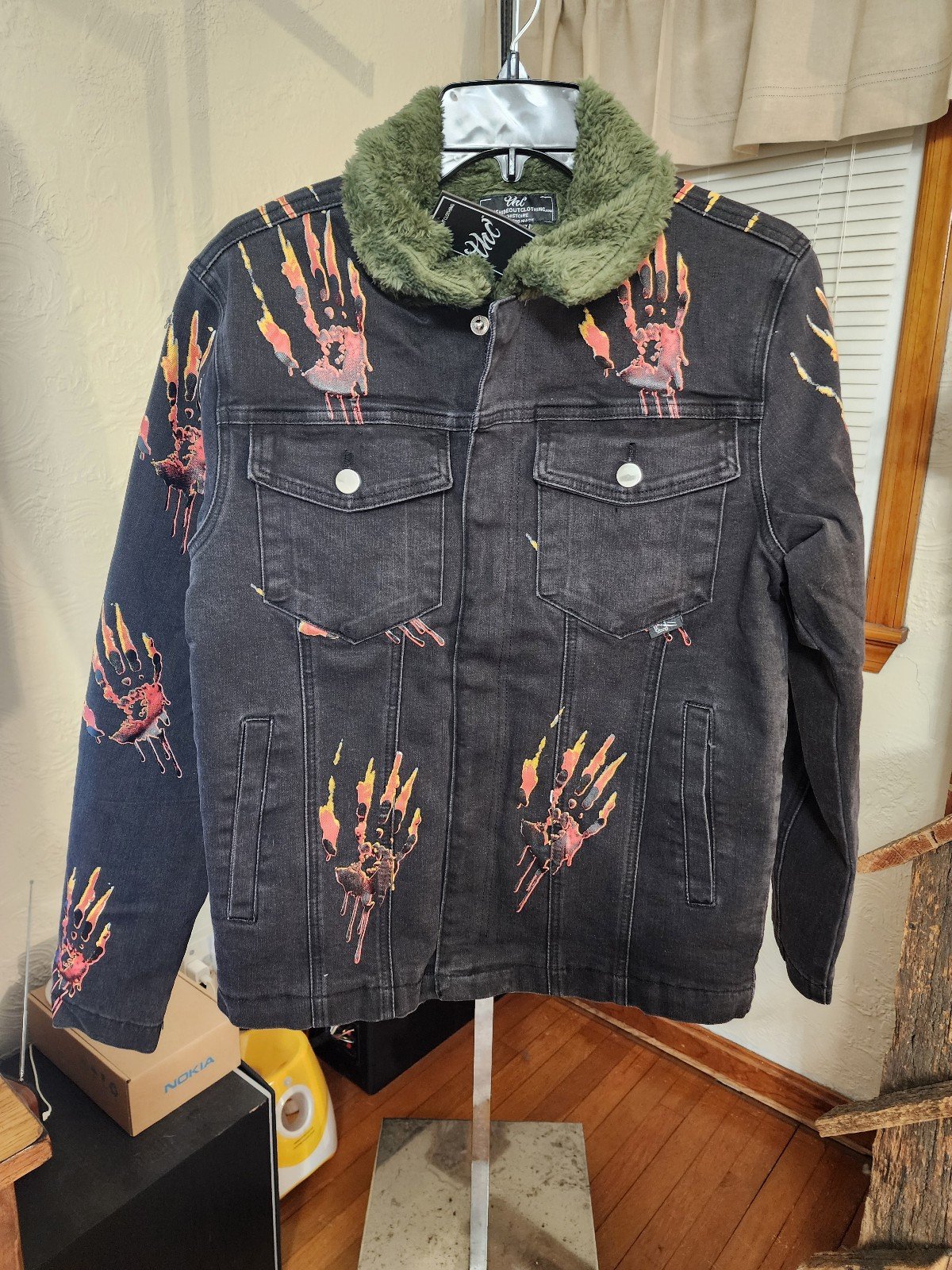 The Hideout Clothing THC Jahknow War Memory Denim Jacket