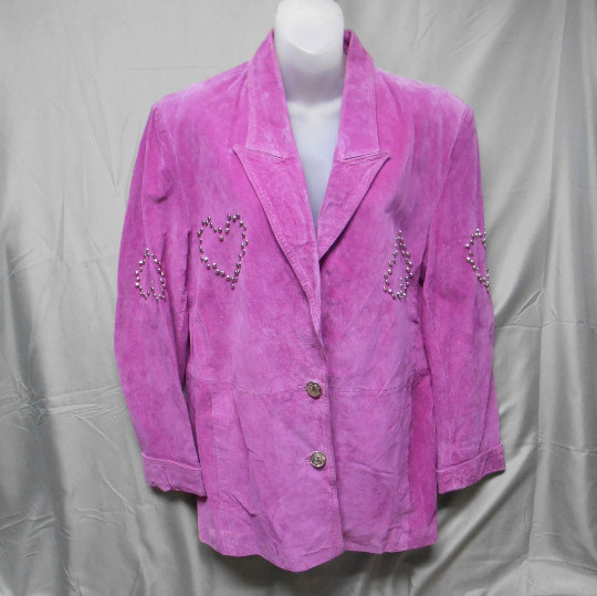 NWT Atlantic Beach suede coat large