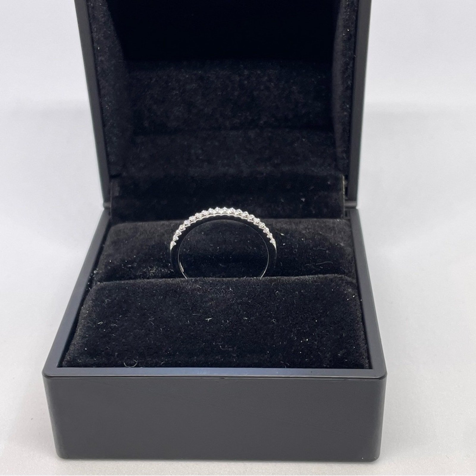 Moissanite Diamond Wedding Band Anniversary Ring GRA Certified Size 6