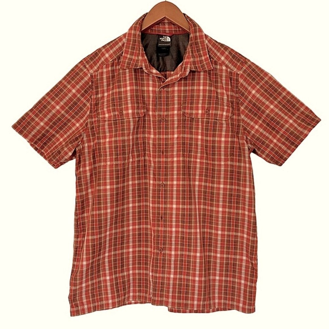 The North Face Woven Plaid Short Sleeve Shirt, Large