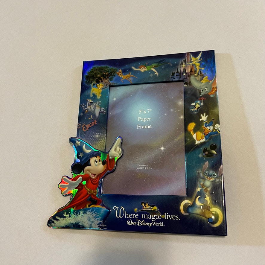 Walt Disney World Mickey and Friends Paper Frame 5 x 7