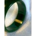 Vintage 1 Wide Green Bakelite Bracelet
