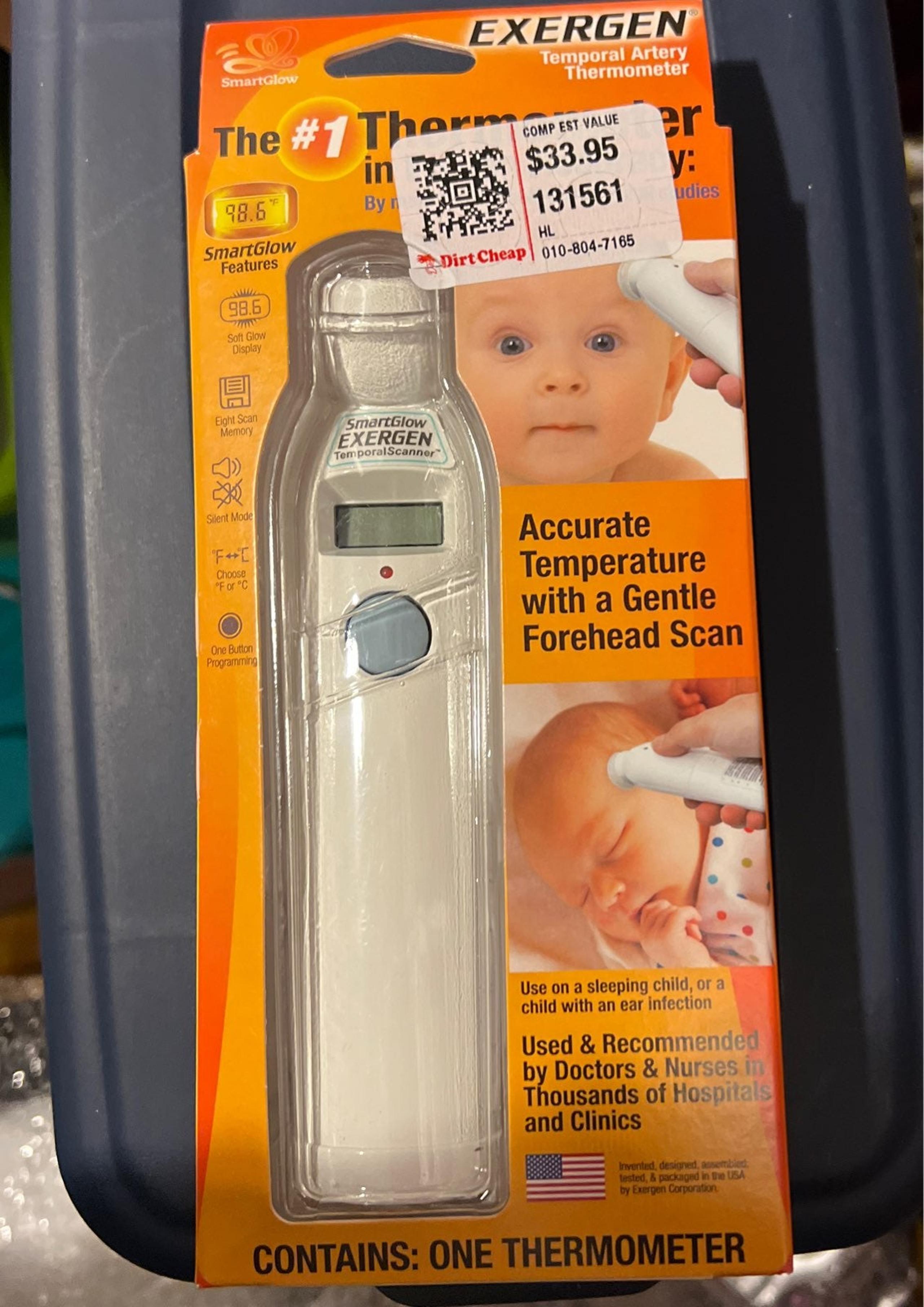 Exergen Thermometer temporal artery thermometer