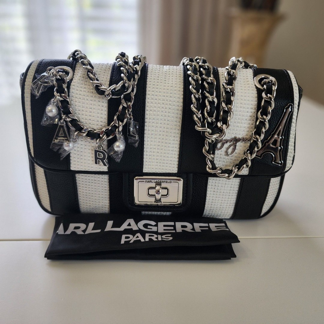 NEW! Karl Lagerfeld Paris Agyness Medium Shoulder Bag