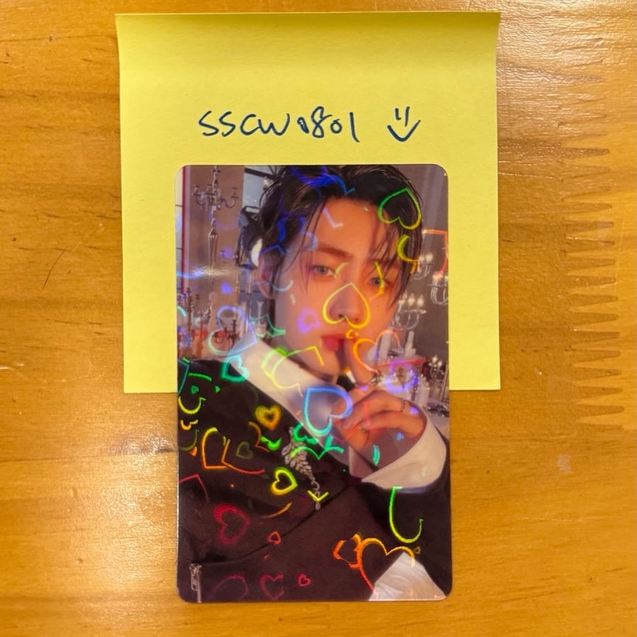 Enhypen Sunghoon Dark Blood Weverse Japan exclusive photocard