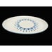 Vintage 1960s MCM Marshall-Burns Marcrest USA SWISS ALPINE Oblong Dinner Platter