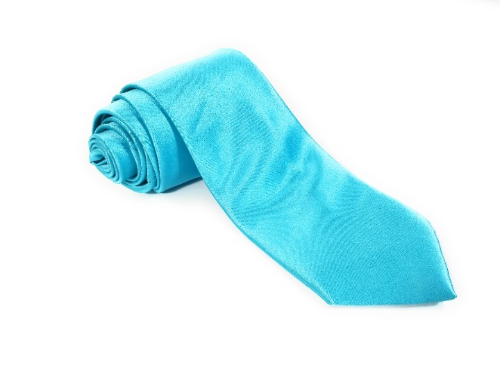 Van Buck England Men Turquoise Blue Tie