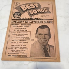 Vintage Best Songs Magazine Frank Sinatra