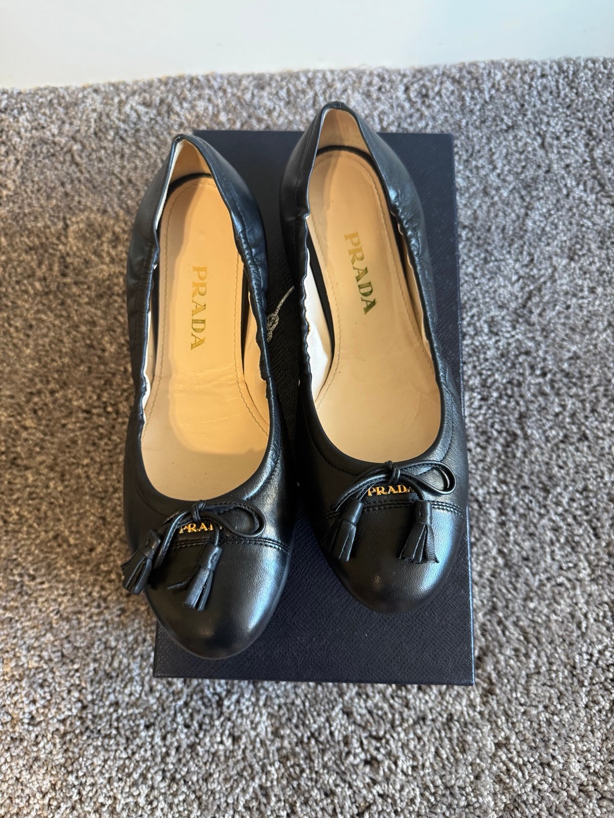 Prada ballerina flats