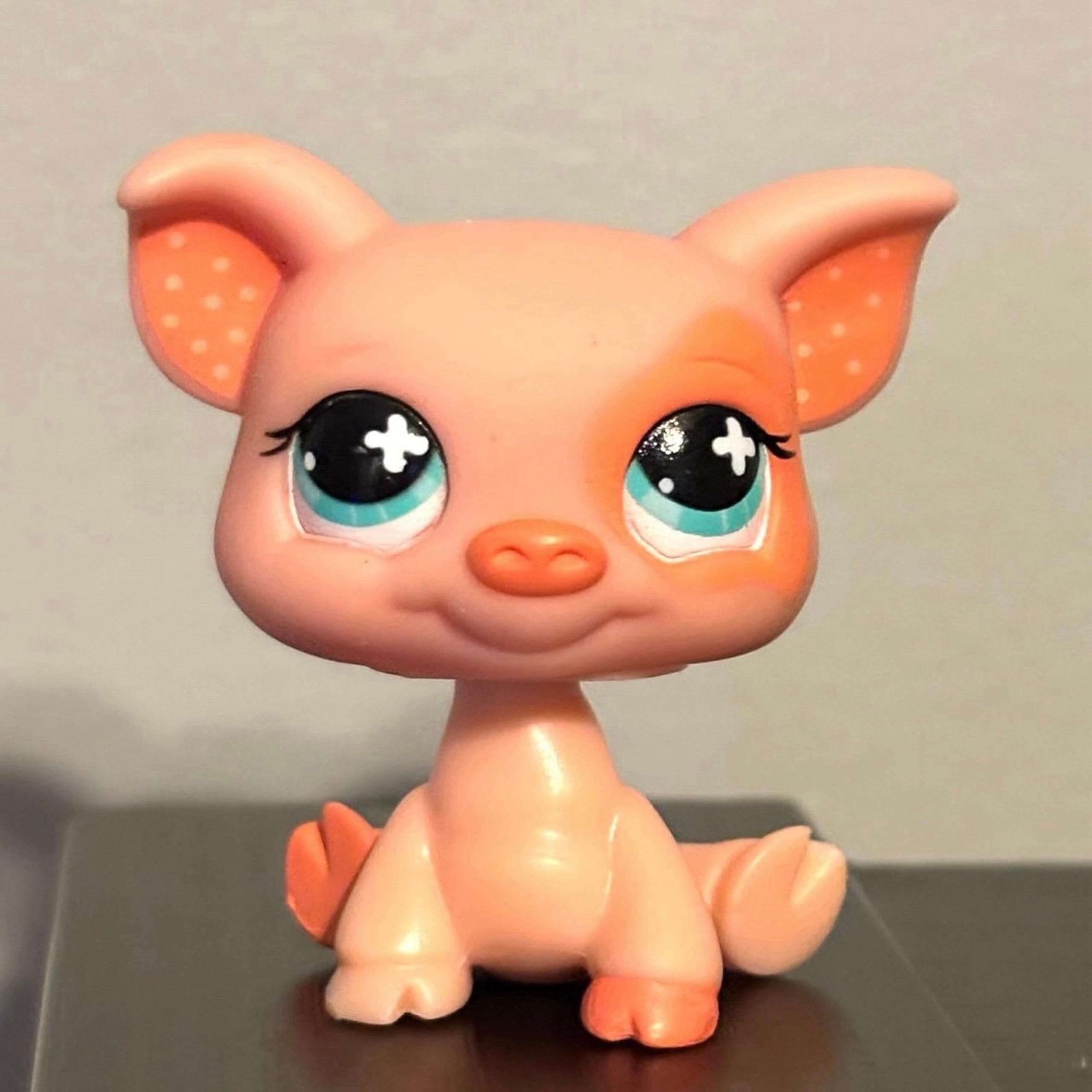 LPS Littlest Pet Shop Pink Pig Spotted Ears #622