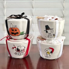 Rae Dunn x Snoopy Halloween, Thanksgiving, Christmas & Valentine Measuring Cups