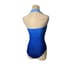 Roidal Brasil Blue Ombre Ruched Bandeau One Piece Swimsuit size 8