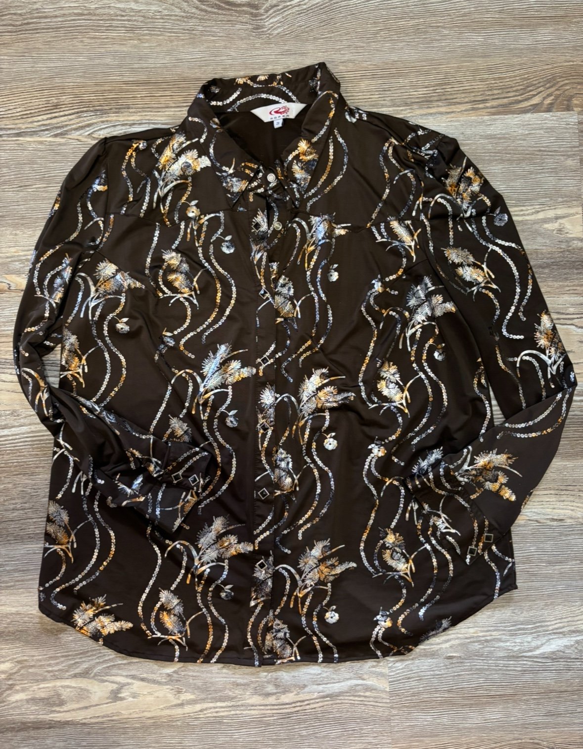 Women's Roper Button Up Blouse - 2x
