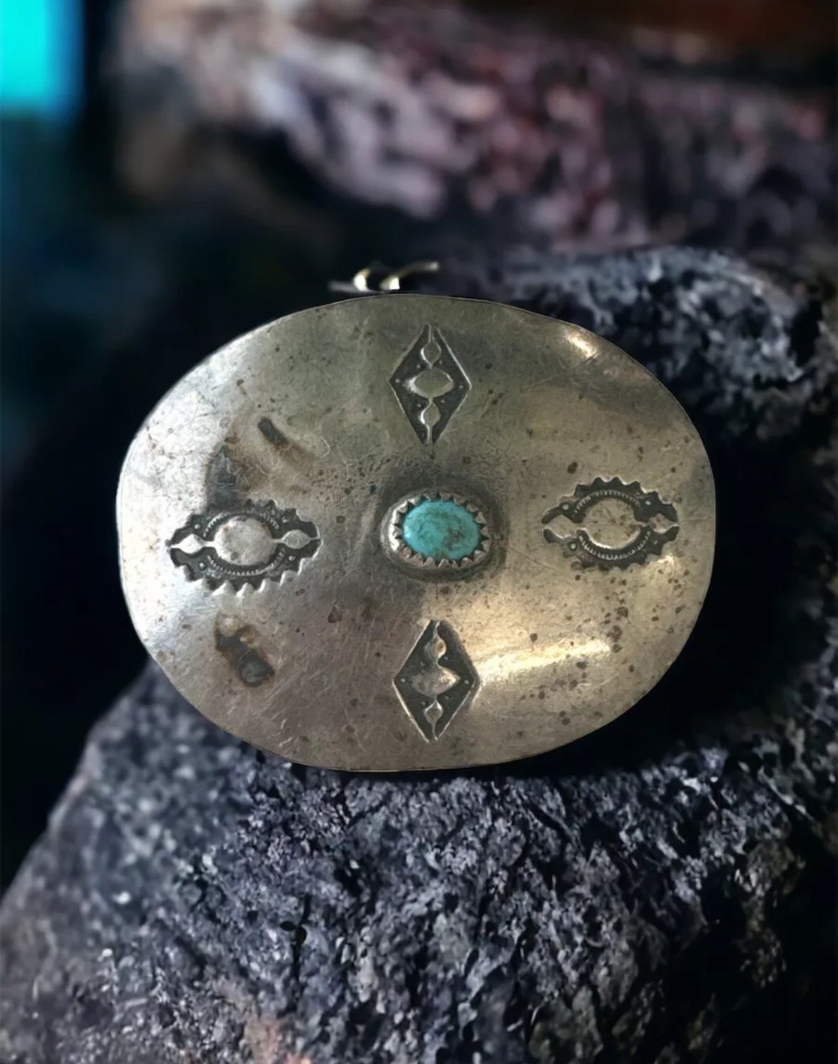 native american silver turquoise men's jewelry Piece Parts Beautiful Bargains