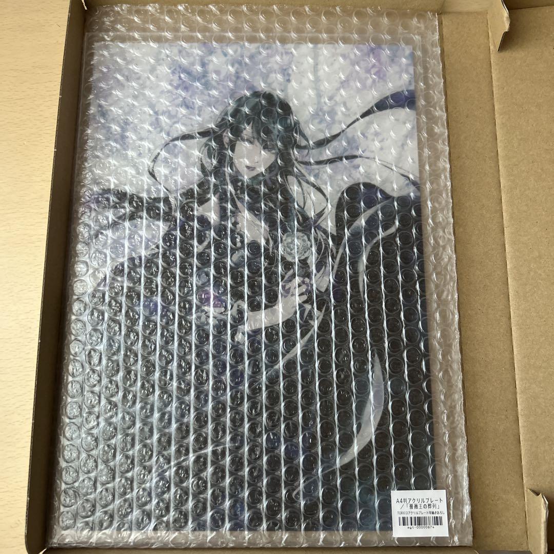 【Rare】TORICO Original Illustration Rose King's Funeral A4 Acrylic Plate