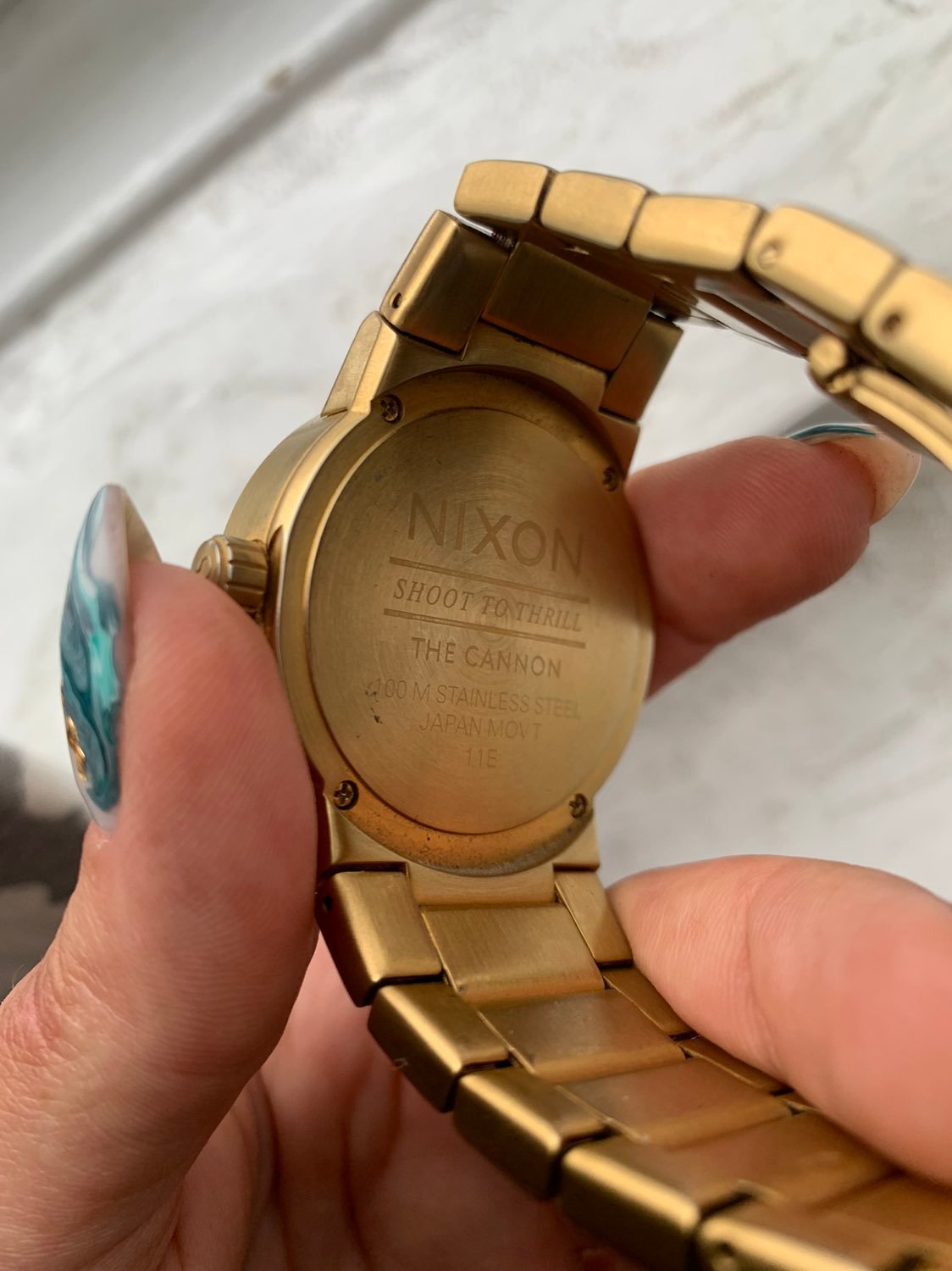 Nixon Cannon Watch - All Gold unisex Watches