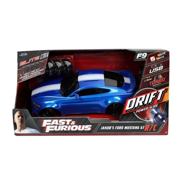 Fast & Furious 1:10 Jakob's Ford Mustang GT Remote Control Car Drift RC