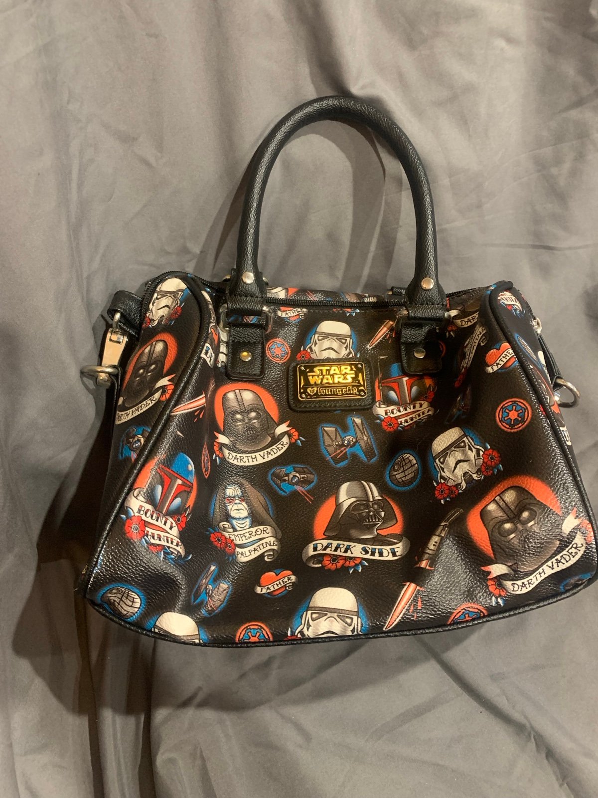 Loungefly Heart Logo Star Wars Tattoo Crossbody Purse