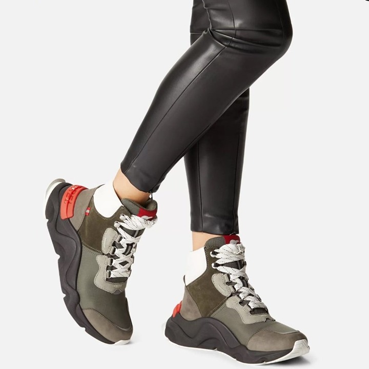 Sorel Kinetic RNEGD Conquest Waterproof Boot - Alpine Tundra/Black Size 7.5
