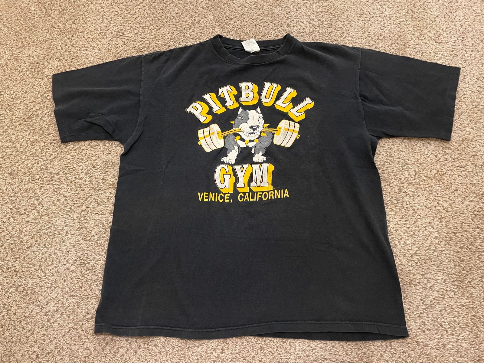 Vintage Benton Single Stitch Pitbull Gym T-shirt Venice Men’s Size L