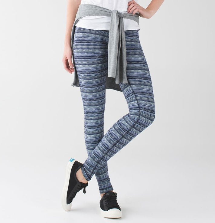 NWOT & RARE Lululemon Blue Stripe Wunder Under - Size 4