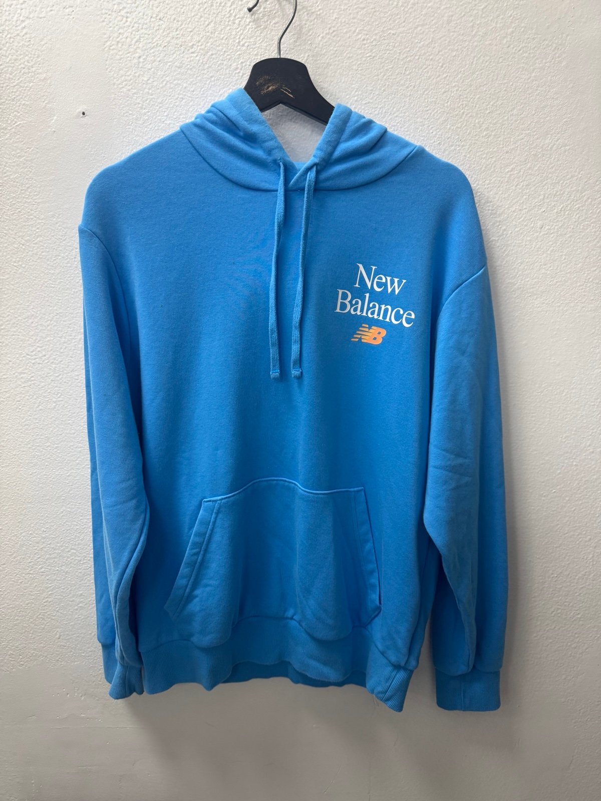 NEW BALANCE BLUE LOGO HOODIE