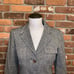 Piazza Sempione Womens Gray Lined Italian Jacket Size US 4