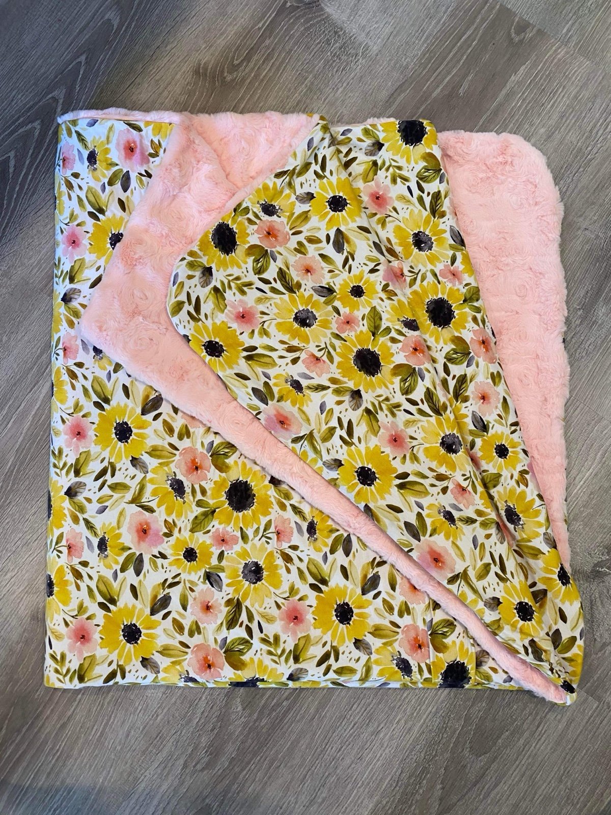 Little Sleepies Autumn Sunflower Cloud Blanket