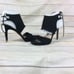 NWT Diane Von Furstenberg tie back stiletto heels. Size 6 Stretch leather
