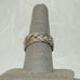 Sterling Silver Woven Unisex Band Ring SR-2110