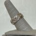 Sterling Silver Woven Unisex Band Ring SR-2110