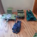 Vintage 1980's G.I. Joe ARAH Vehicle Lot of 10 For Parts Or Build Up Repairs