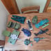 Vintage 1980's G.I. Joe ARAH Vehicle Lot of 10 For Parts Or Build Up Repairs