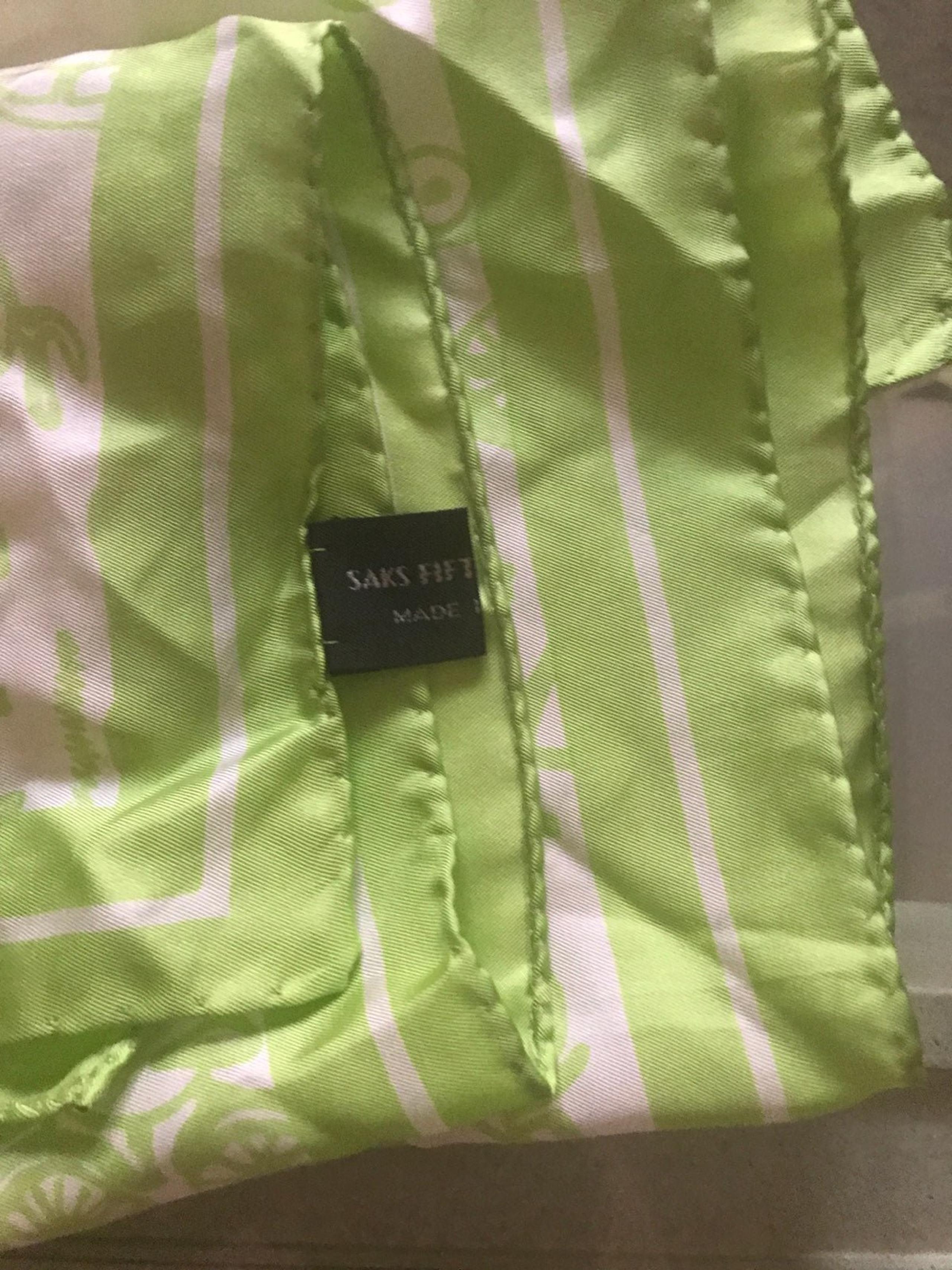 Silk Scarf Made In Italy Saks Fifth Ave