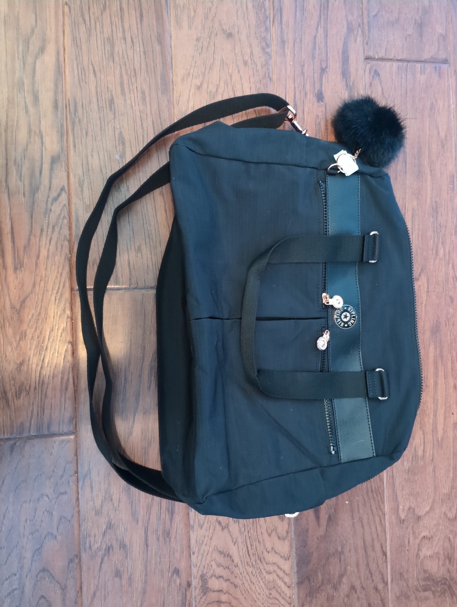 Kipling black laptop bag