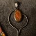Vintage Mexican Fire Opal Pendant & 2 Bracelet Bundle 925