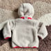 Patagonia Reversible Tribbles Hooded Jacket Infants Sz 2T In Stone Blue
