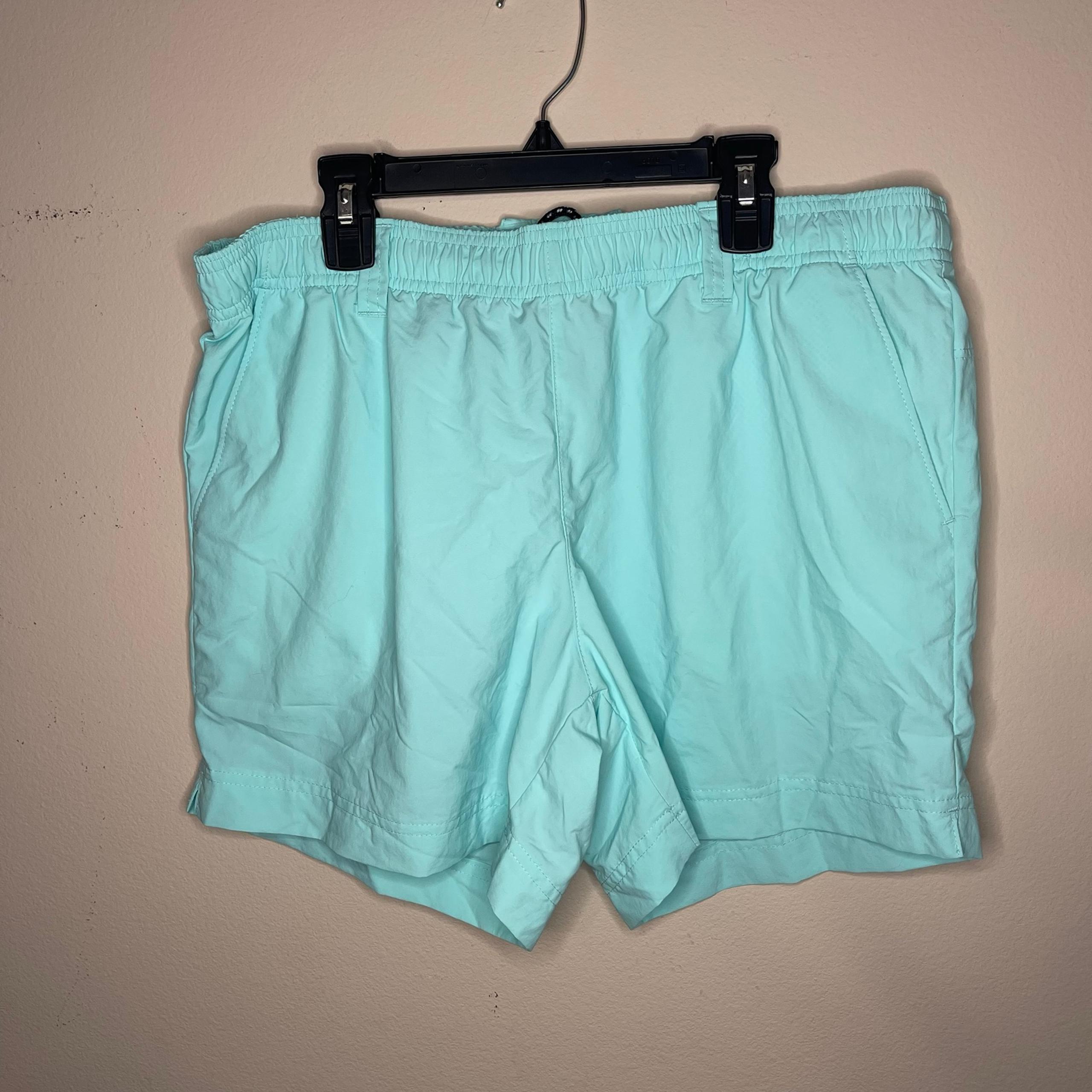 Columbia PFG Blue Pull On Shorts Performance Short Women’s Medium