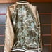 Olive Green Satin Sukajan with Hawk and Tiger Embroidery