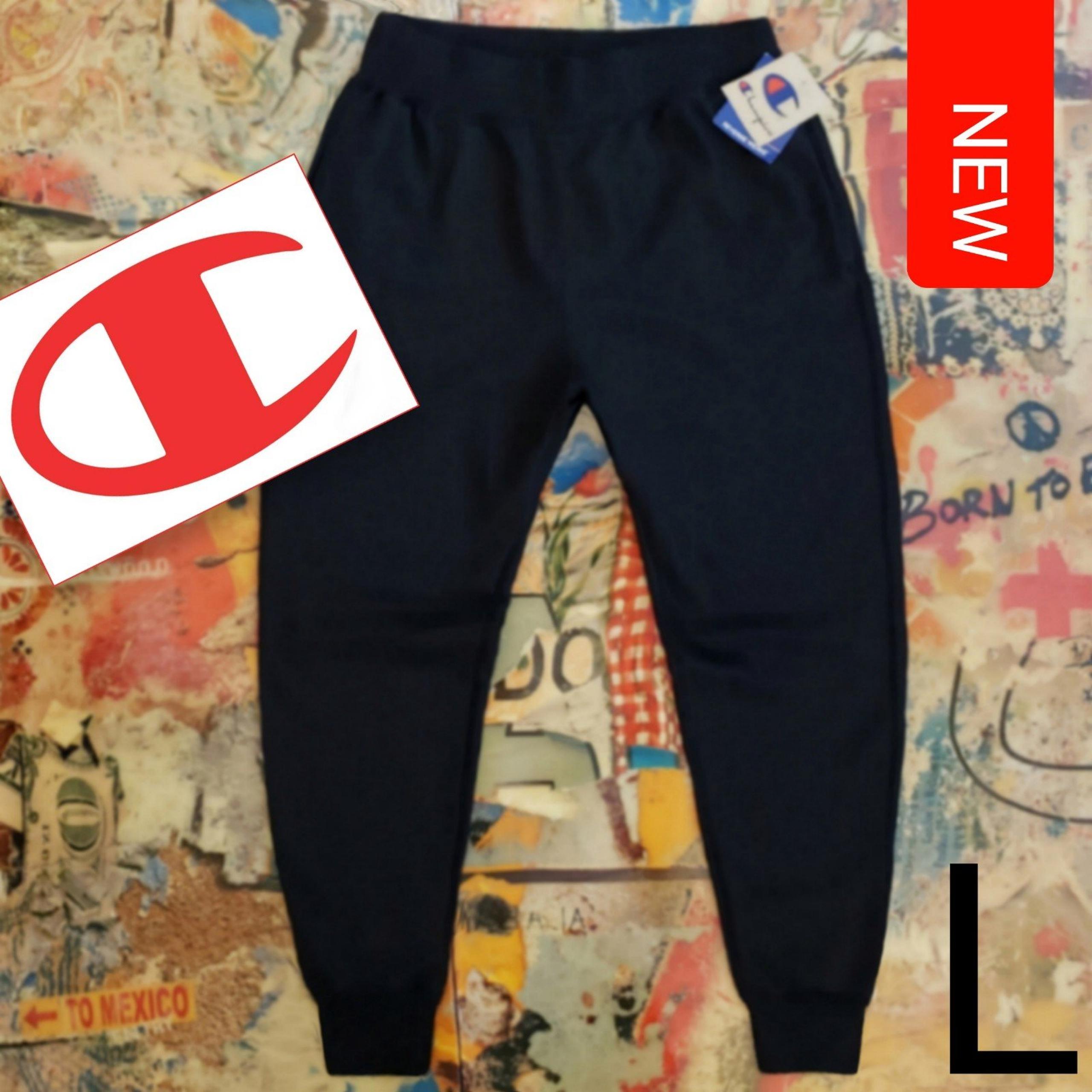New Champion Mens Premium Reverse Weave Fleece Joggers / Sweatpants! L