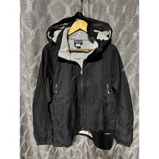 Patagonia Windbreaker Jacket Full Zip Black Mens L