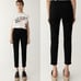 MOUSSY black mid rise skinny high rise jeans