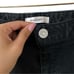 MOUSSY black mid rise skinny high rise jeans