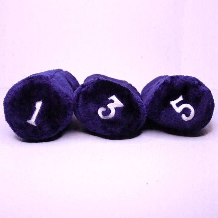 Vintage Knight Golf Club Head Covers Fuzzy Plush - Navy Blue - 1 3 5 NC10197 Vintage Knight Golf Club Head Covers Fuzzy Plush - Navy Blue - 1 3 5 NC10197