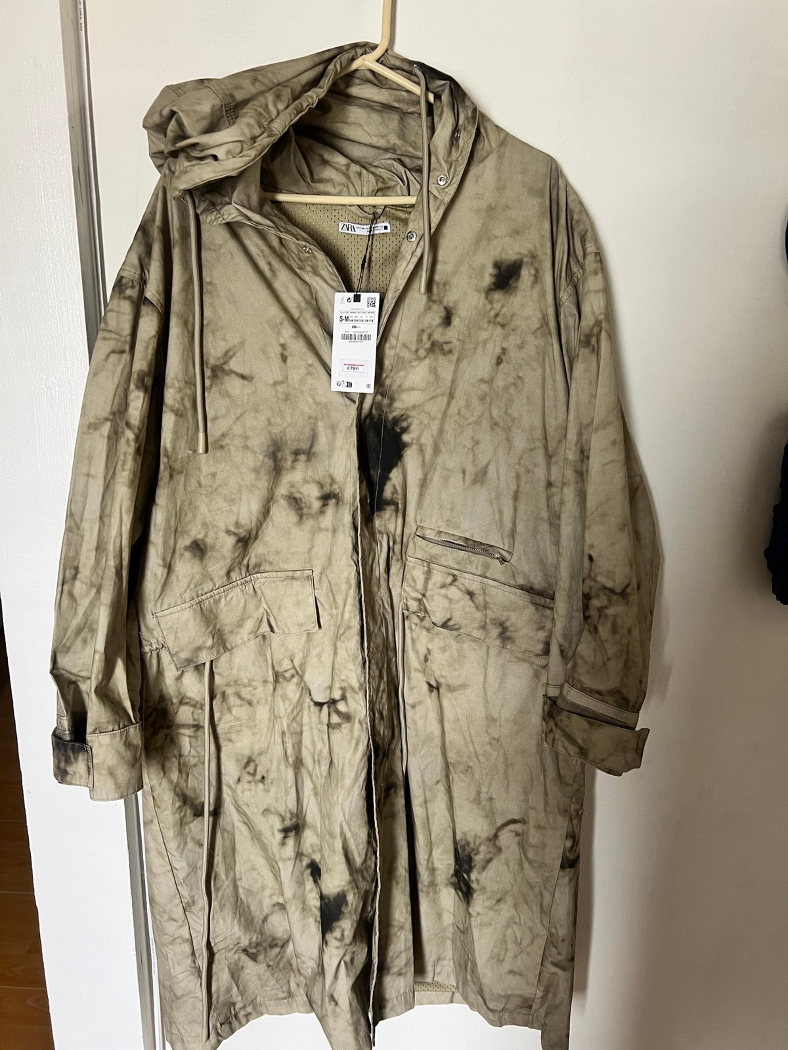 MENS S ZARA trench coat