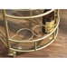 Fitzgerald Bar Cart with Matte Gold Metal Finish, 2-Tier
