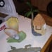 3 Fish tank ornaments