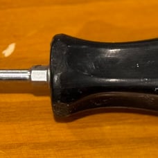 Vintage Snap On Tools SDDP31 No. #1 Phillips Screwdriver Black Hard Handle