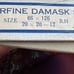 Vtg. Mid-century Imported superfine Damask 66x126 Tablecloth/ Napkins Japan